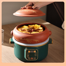 ✅特色陶瓷跳刀汽锅家用蒸锅非紫砂气锅鸡盗汗鸡锅蒸汽汤锅底