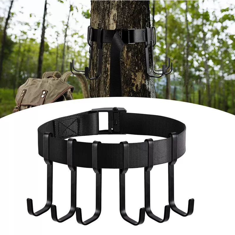Cross -border hot -selling trees hunting and linked outdoor tree frame Equipped hunting woven hook hook camping hike suspension