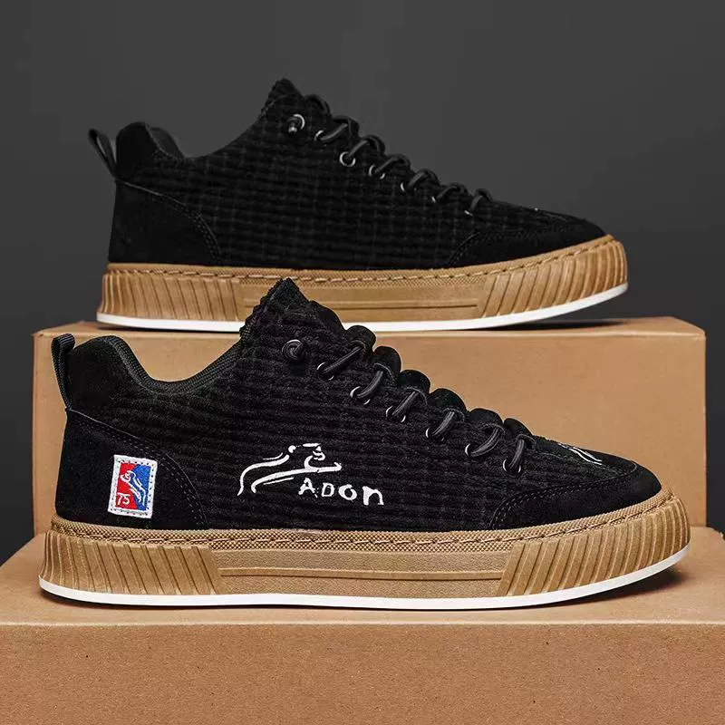 Новые мужские туфли Осень новые вельветы