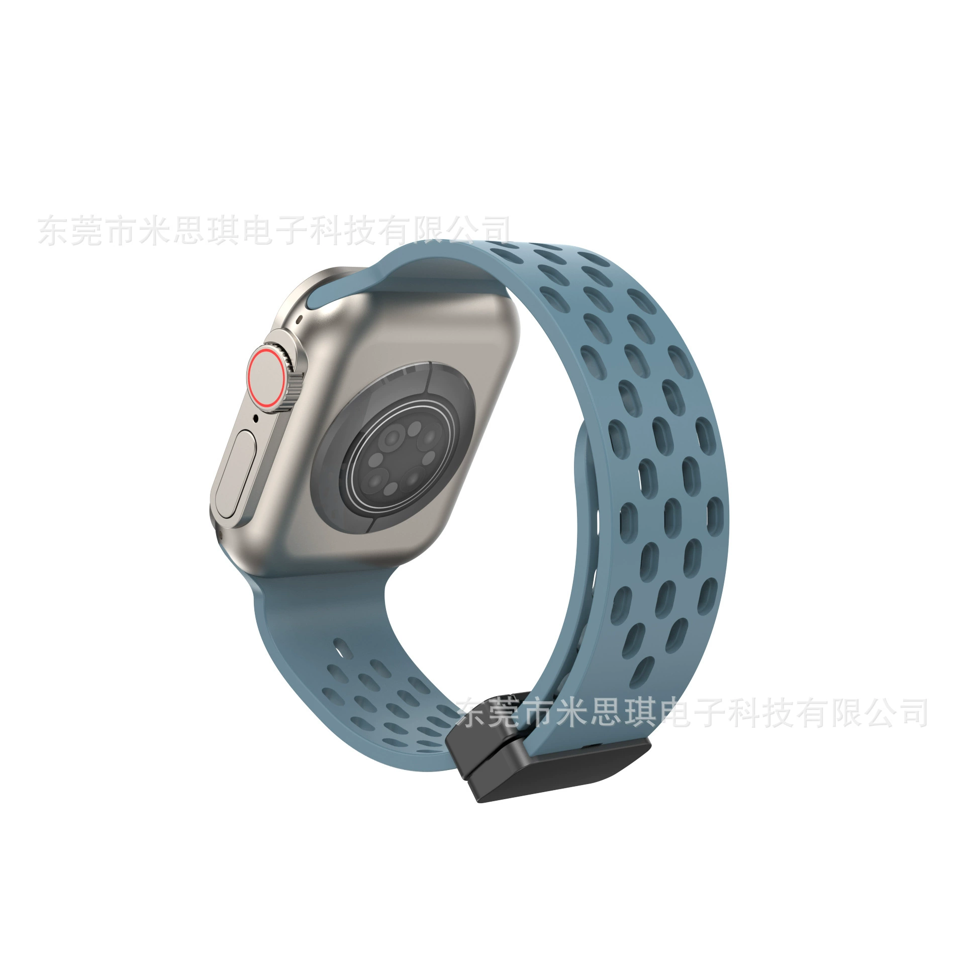 Apple, силиконовый дышащий ремешок для часов