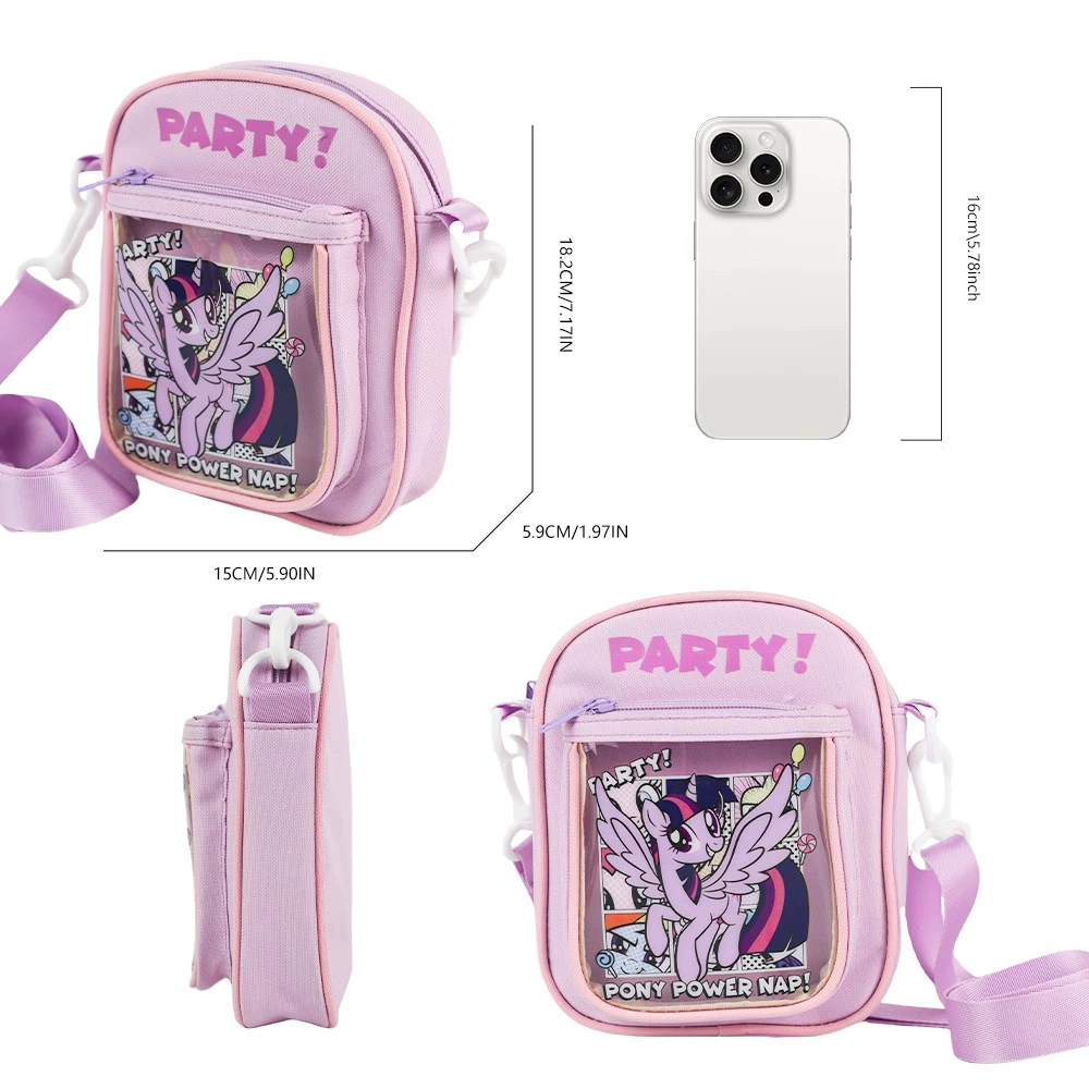 Pony, cartoon shoulder bag for students