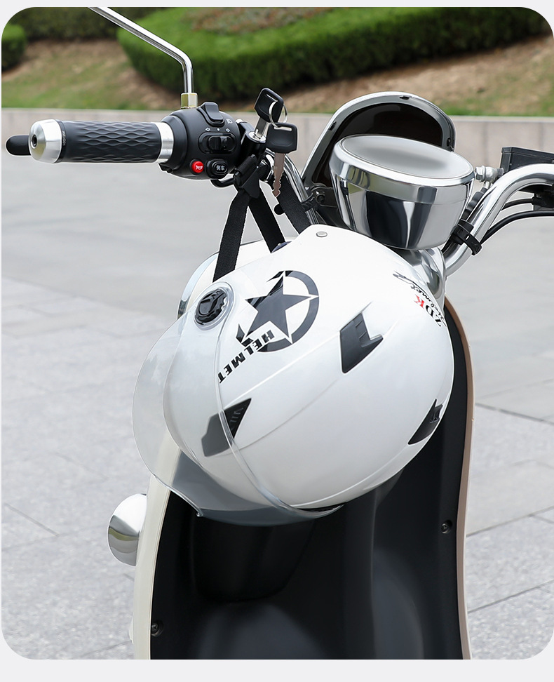 Electric battery motorcycle helmet lock anti-theft artifact half helmet universal full helmet hook safety hat fixed hat