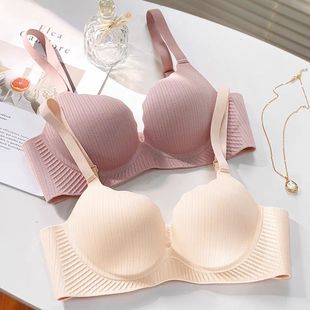 Southeast Asia Cross-Border Small Breast Push-Up and Flat Chest Special Intimates for Women Without Rims Shaping Steamed Bun Cup Bra