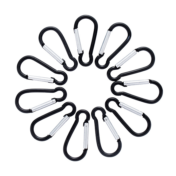 Hulu type No. 5 hanging buckle luggage buckle spring hook mountain climbing kettle buckle LED lamp buckle aluminum alloy mountaineering buckle