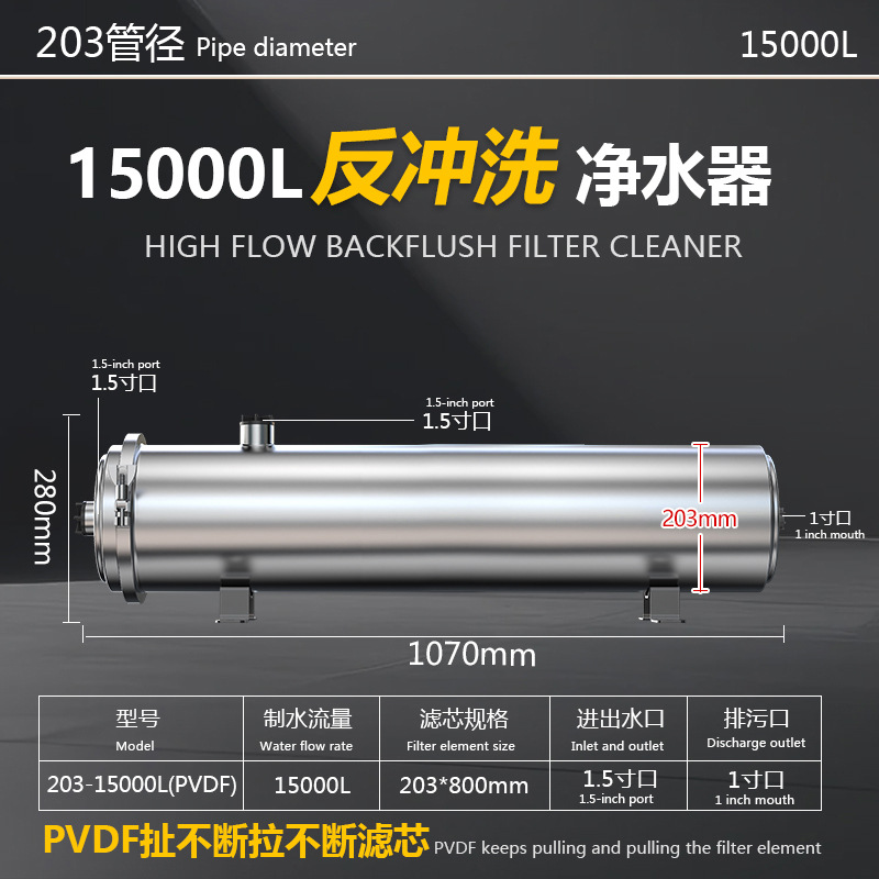 Система очистки воды 203-15T PVDF 1.5"