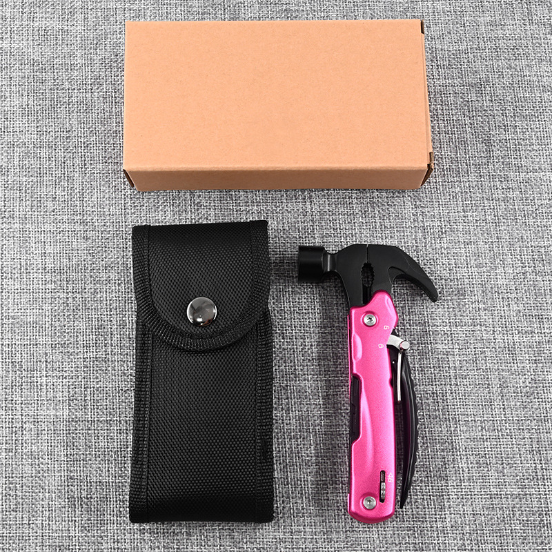 多功能折叠钳子车载安全羊角锤便携户外应急露营多用一体组合扳手