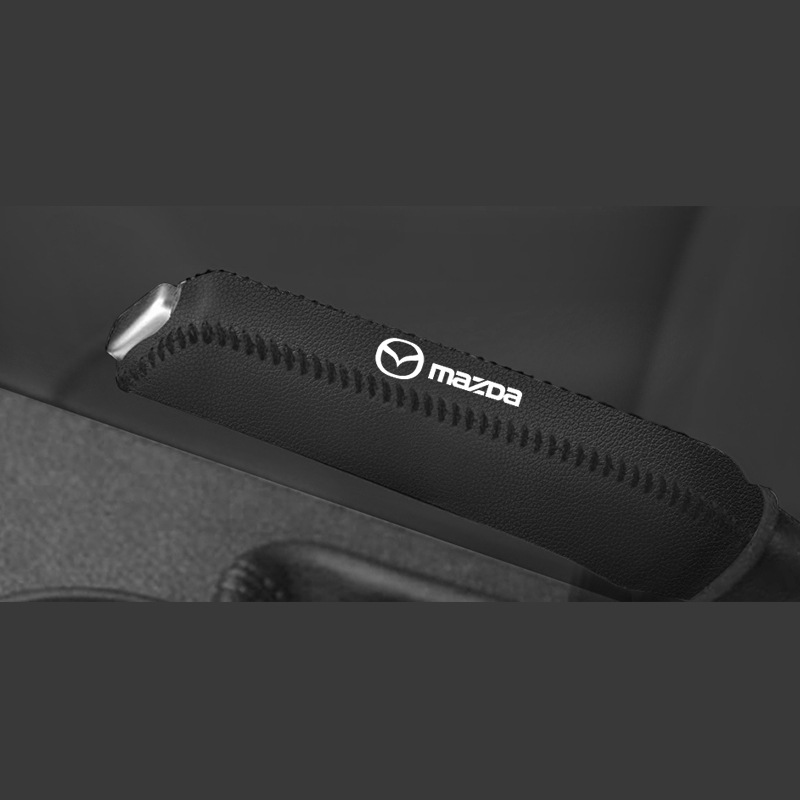 Suitable for Cross-Border Toyota Honda Mitsubishi Mazda Hyundai Kia Suzuki Brake Lever Handbrake Cover Handle Microfiber Leather