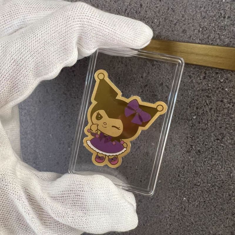 卡贴纸库洛米小新皮卡丘哆啦A梦泡泡玛特财库手机贴潮流金饰|undefined