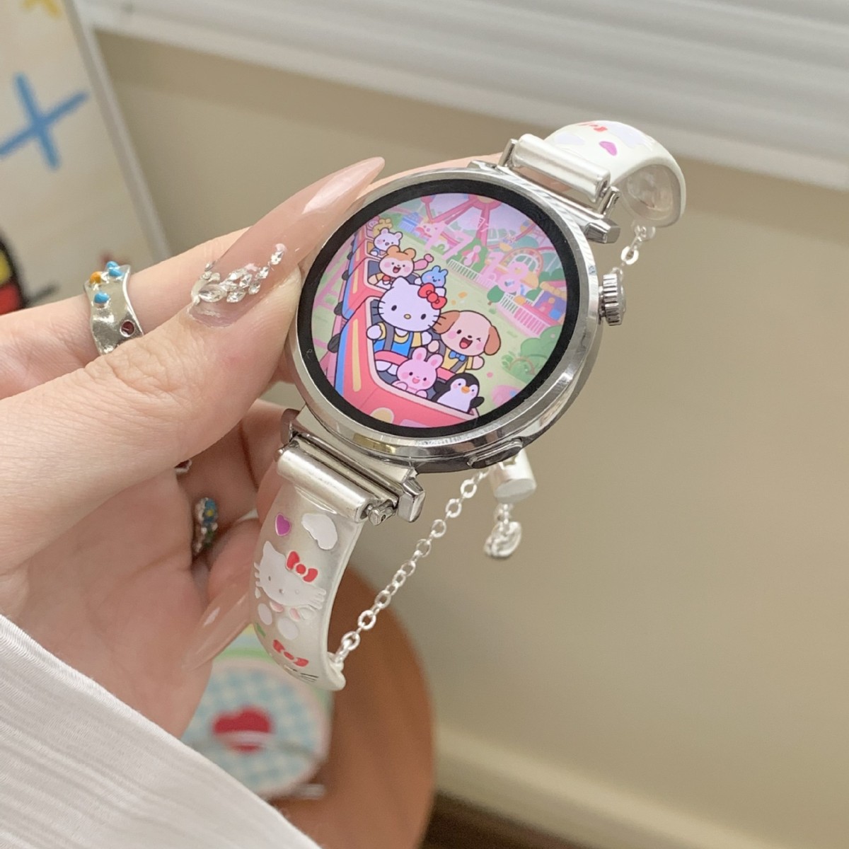 Suitable for Huawei Fit3/4 Bracelet Bracelet Huawei Gt5/Gt4 Cat Bracelet Watch4Pro Watch Strap for Women