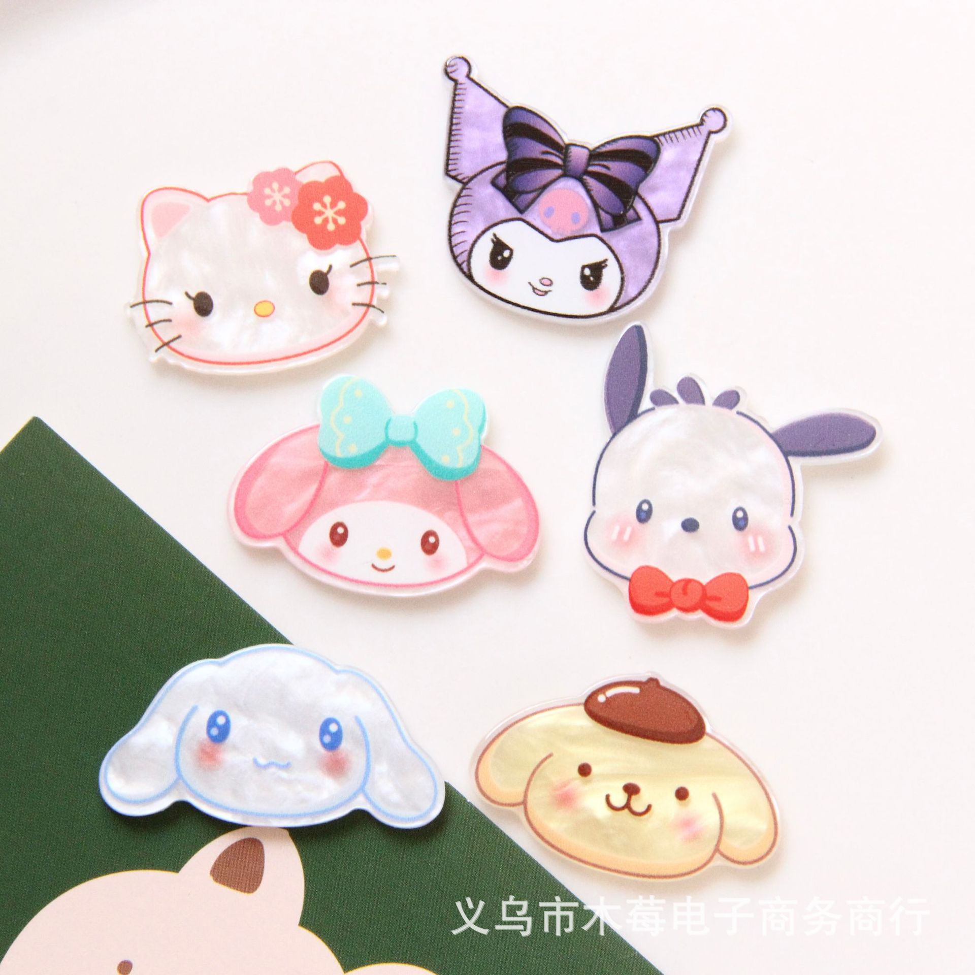 Cartoon acrylic sticker