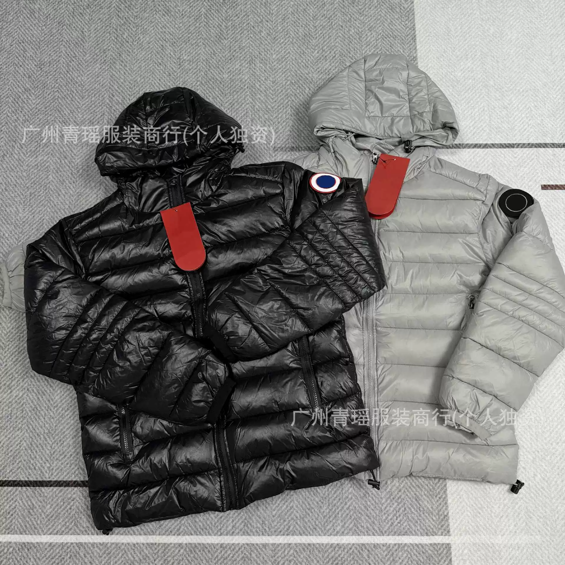 Зимняя теплая хлопковая куртка из гусиного пуха, унисекс, для трансграничной внешней торговли, в одном стиле для мужчин и женщин.