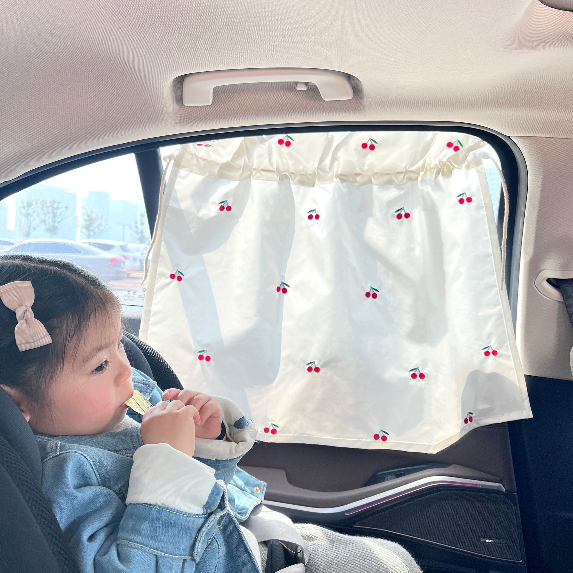 INS estilo coreano bebé coche cortina coche sombrilla bebé especial seguridad asiento succión taza sombra image 10