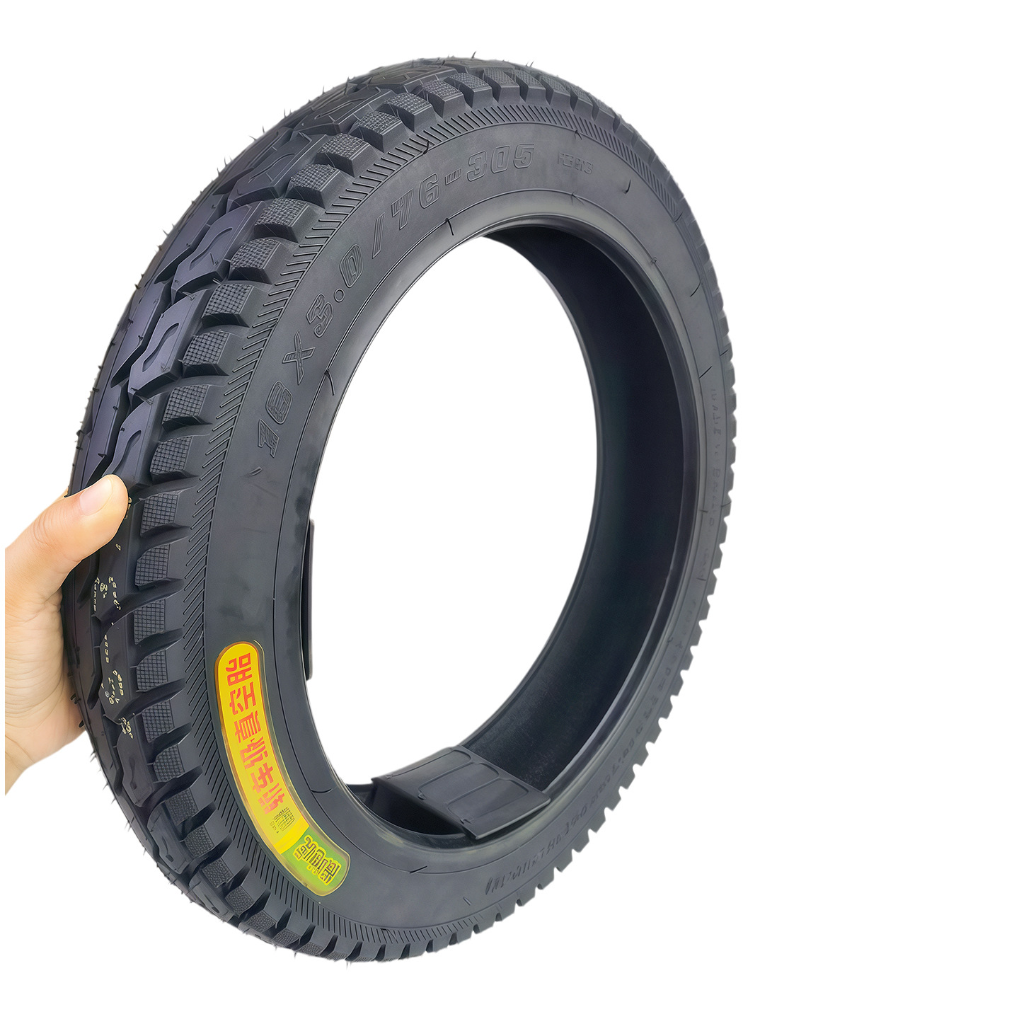 ZhenDiHu 16x3.00 Thickened Vacuum Tire High Load-Bearing Two-Wheel Electric Vehicle Motorcycle Accessory Grip Tire