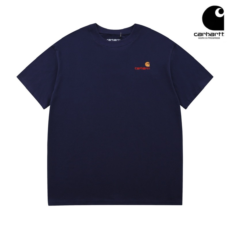 Carharttカハートk87小標純色工装ポケット半袖男女潮牌ゆるい丸首カップルtシャツ|undefined