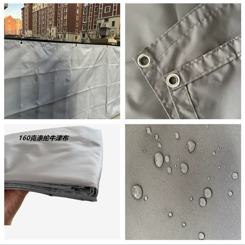 Полиэстер Анти-УФ Водонепроницаемый Экран Конфиденциальности Сад Тень Чистая Балкон Ветрозащитный Забор Терраса Конфиденциальность Забор Сетка