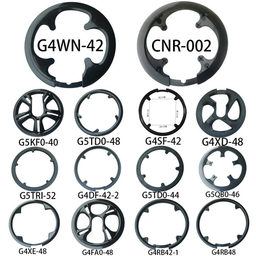 Mountain bike chainring guard, protective cover, chain cover, plastic guard, four-hole chainring cover, multi-specification protective cover