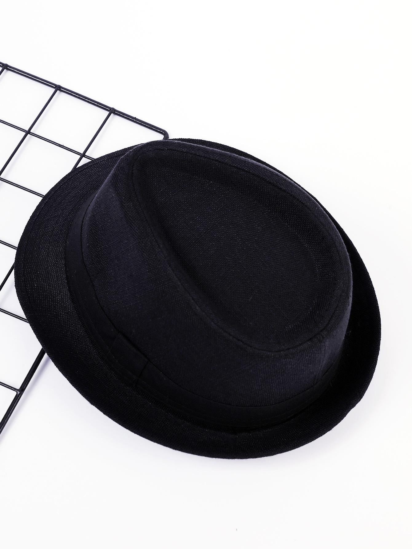 Sombrero de sol al aire libre de los hombres fiesta de baile Jazz sombrero Lino curling sombrero de jugador de bolos sombrero vendedor caliente europeo y americano