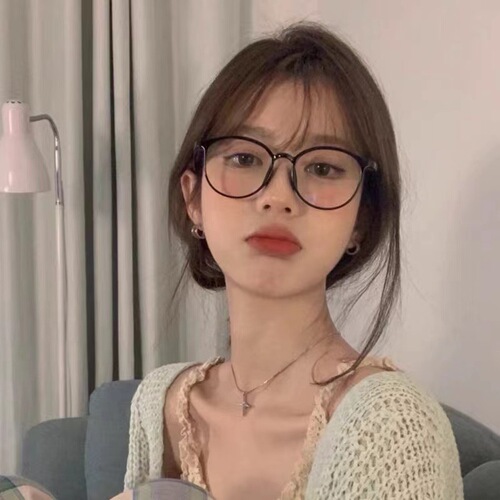 Trendy Retro Cross-border Bestselling Small Round Frame Sunglasses for Women, Radiation-Proof and Blue Light Blocking Computer Protective Glasses