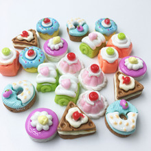 食玩亮面奶油水果蛋糕盲袋仿真树脂配件幼儿园摆件DIY挂件冰箱贴