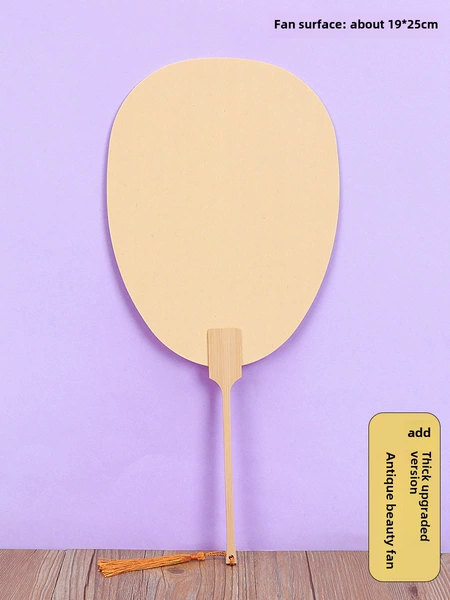 [Thickened with bleached paint] 5 antique beauty fans