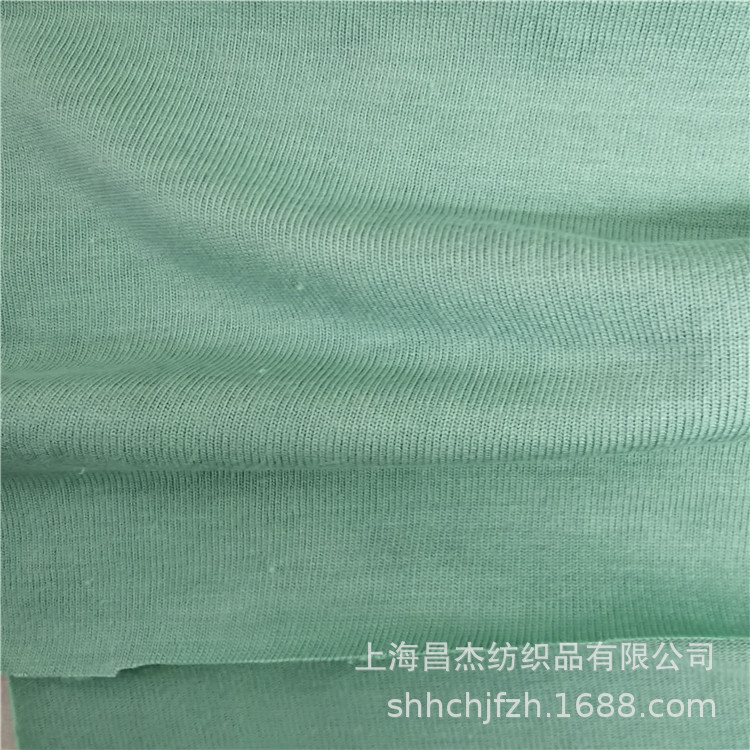 竹纤维棉针织布 70%竹纤维30%棉汗布 竹棉平纹 竹纤维棉混纺面料