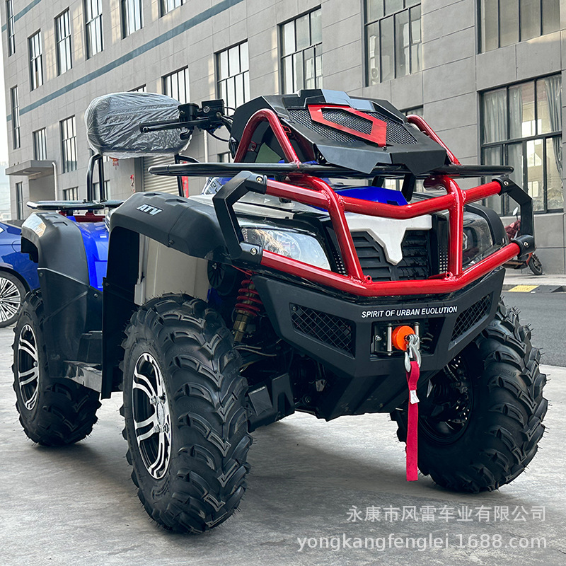 Cuatrimoto Todoterreno 4x4 1000cc 4x4 de Hierro y Cartón con Transmisión por Eje image 5
