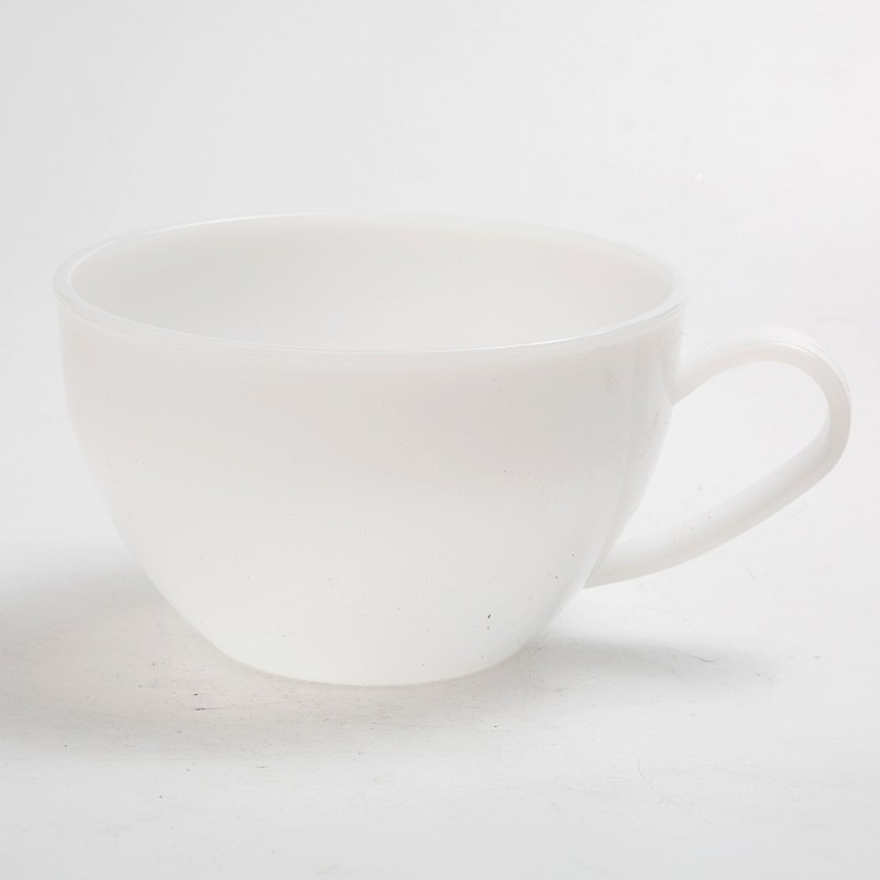 Crema apilable pasta Cameo con mango decoración color mezcla tazón guinda macaron crema mezcla material plástico tazón