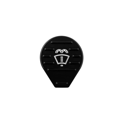 Special wiper cover/water tank cover/fuel tank cover for modified car engines, suitable for Volkswagen 1.8/2.0T (Water tank) - black-wiper-cover-a