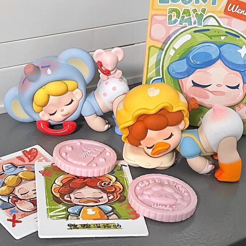 ウェンディ第二世代 今日の小さな幸運シリーズ ブラインドボックス インターネットセレブ 人気 トレンド かわいい フィギュア オーナメント ガールズギフト|undefined