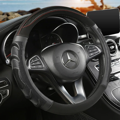 fiber four seasons available multi-color Steering wheel cover