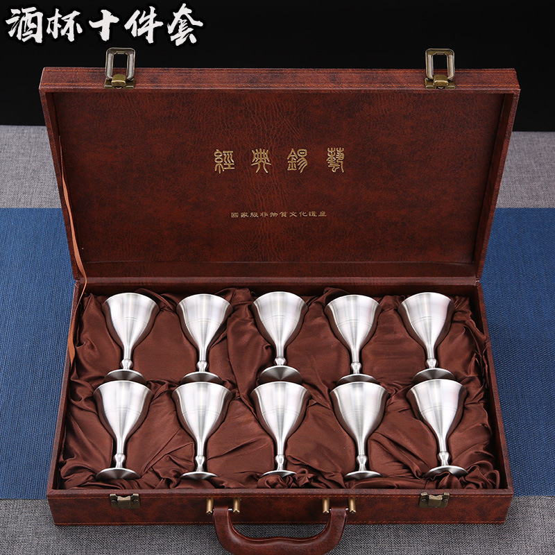 纯锡温酒壶太白烫酒壶暖酒器热黄酒烧水壶锡器酒具茶具轻奢复古