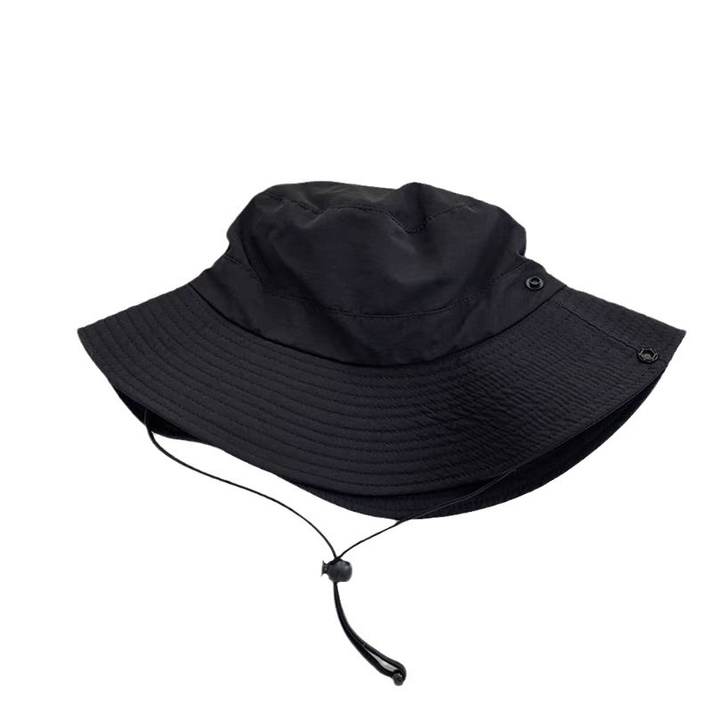 Solid color quick dry travel thin denim climbing sun hat for men and…