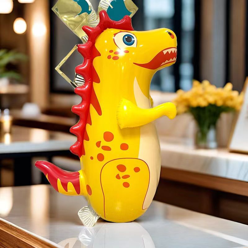 65cm 노란 공룡 (꼬리 포함)