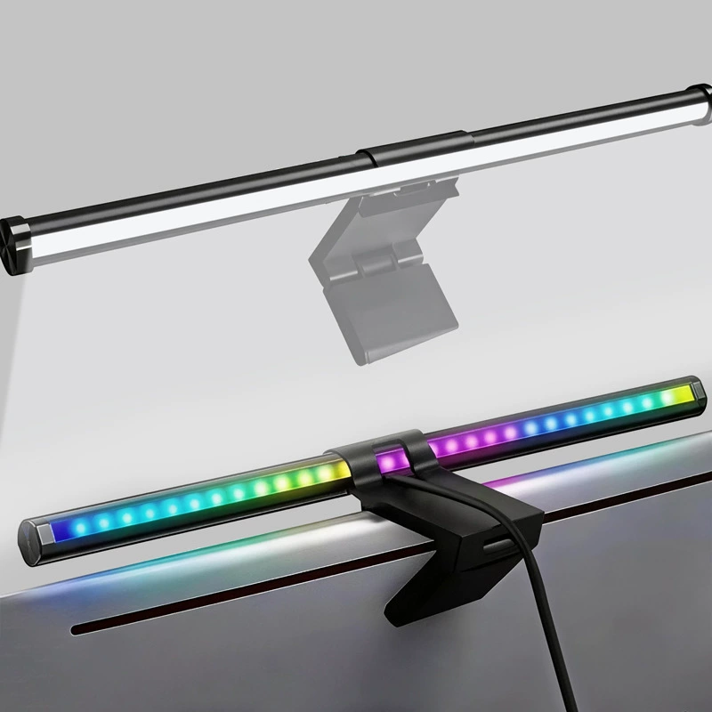 Умная светодиодная подсветка окружения, управление по Wi‑Fi/Bluetooth RGB, варианты настольного и напольного зеркал
