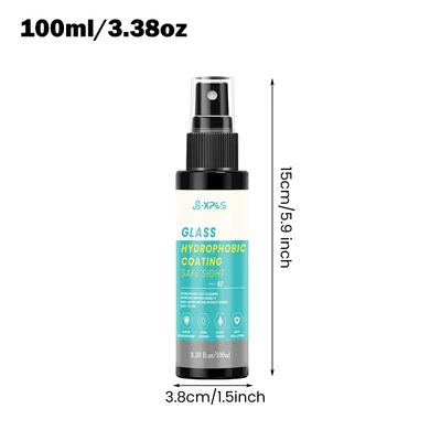 glass to prevent fogging, rain, and water — Automotive glass defogging agent