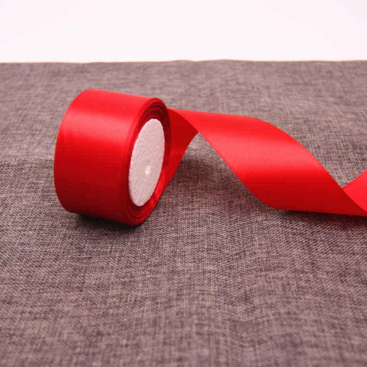 Cintas rojas de seda, cinta de cinta roja, cinta de boda, cinta de cinta