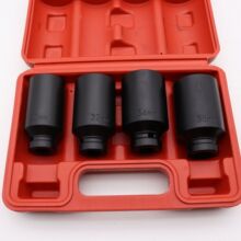 1/2 4件套气动加长套筒 风炮旋汽修组套工具机修套筒套装