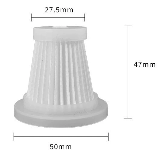 Высокая эффективность ПЭТ складной бортовой пылесос пылесос Фильтр Фильтр Haipa Водяная промывка hepa очиститель для удаления клещей воздушный фильтрующий элемент