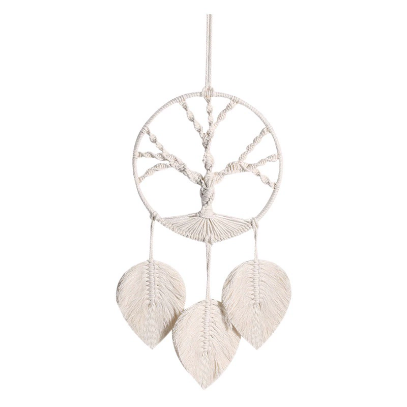 Богемное Дерево жизни Ловец снов Тканый гобелен ручной работы настенный Декор для дома скандинавский кулон для спальни оптом