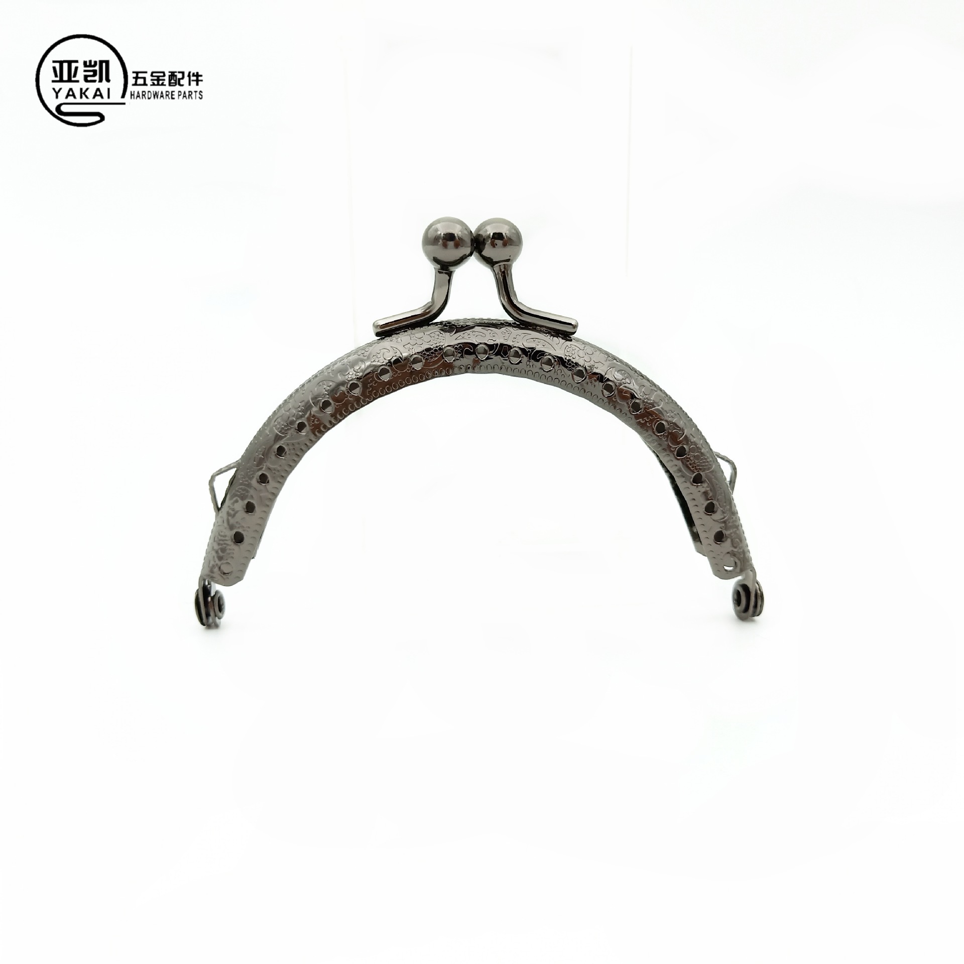 Boca de monedero semicircular de 8.5 cm, cierre metálico para bolsos y manualidades