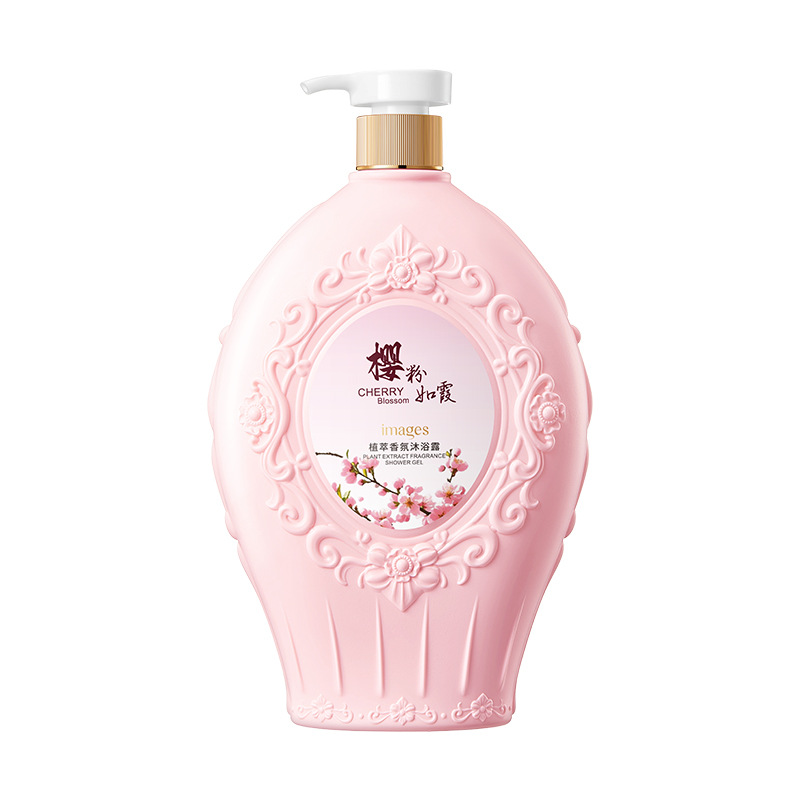 Imagen de la belleza de la fragancia del gel de baño espuma profunda limpieza humectante fragancia botella de gel de baño al por mayor