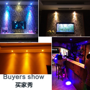 LED���3W����KTV�߲ʝu׃���ɫ�������ƙ���̨�{��؈�ۿ׶�Ͳ��