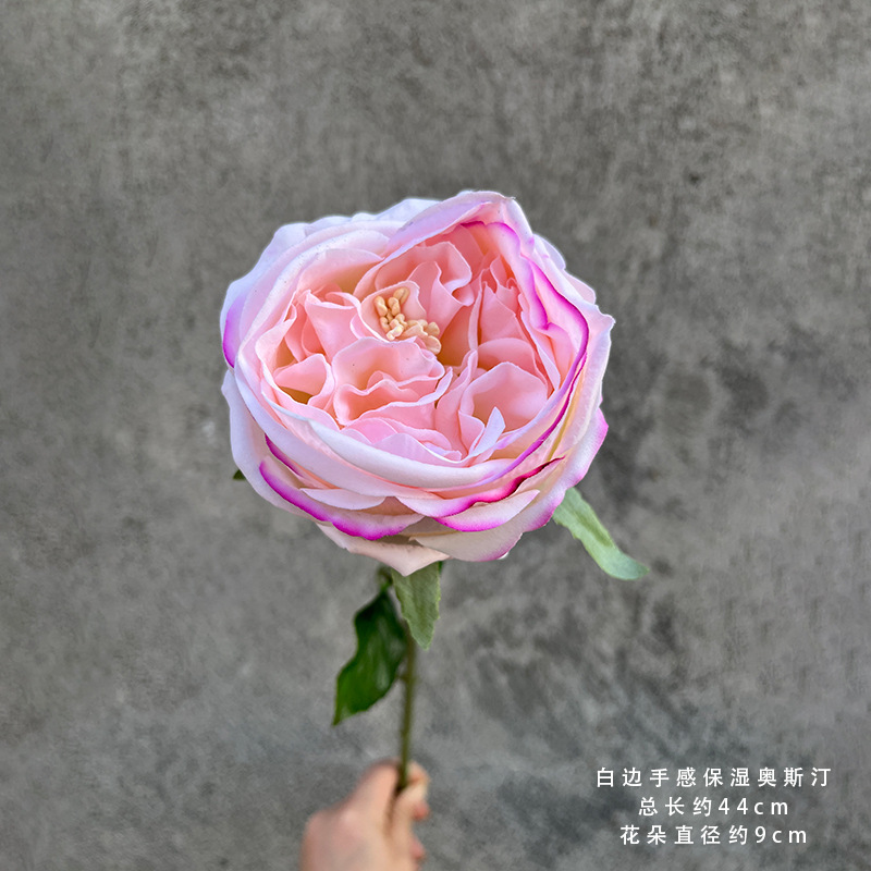 Material de flor de boda blanco brumoso artificial Misty Wedding Hall decoración camino plomo arreglo de flores techo flor artificial Flor de plástico