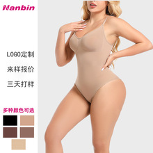 SK同款连体衣塑形seamless无缝收腹塑身衣束身衣聚拢连体内衣女