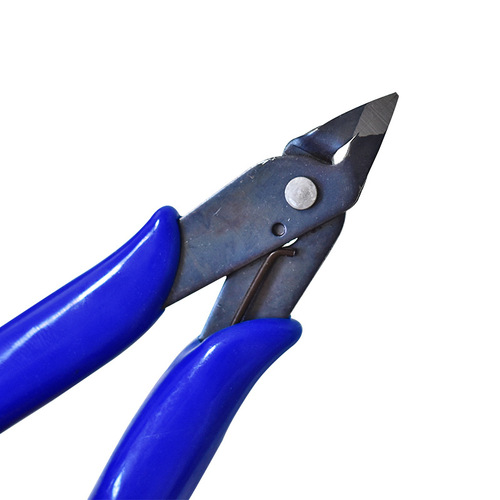 Blue handle 170 electronic scissors industrial nozzle plastic diagonal pliers model trimming cutting pliers hand tools