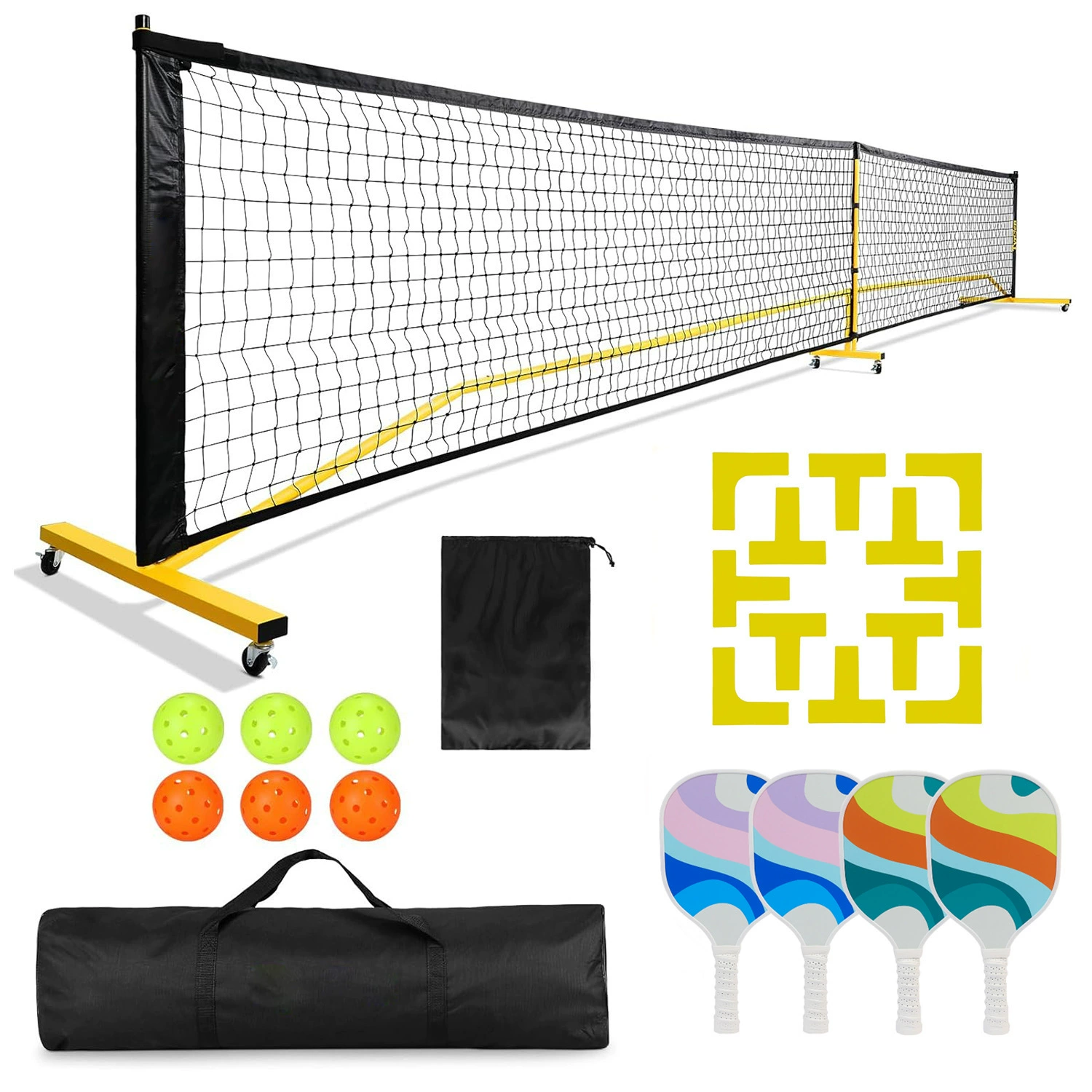 Poppita Pilling Stadium Grid Grid Set Set Set outdoor Sports Training Silicone Positioning Line Line