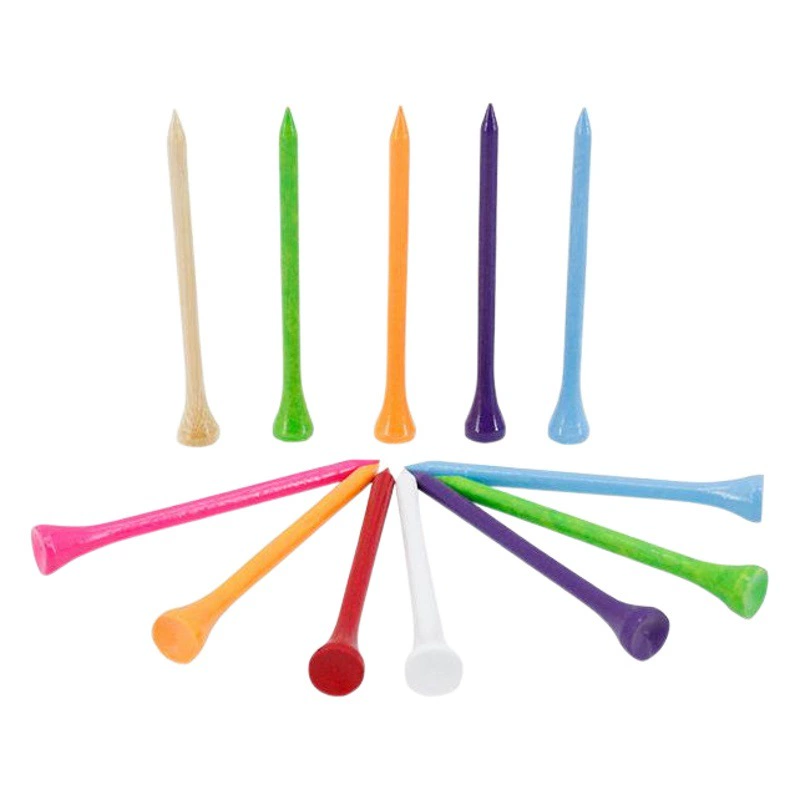 Трансграничные горячие продажи гольф гвозди деревянные охраны окружающей среды Tee поле для гольфа поставляет производителей оптом