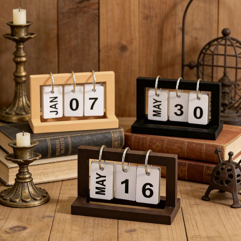Dollhouse Mini Wooden Flip Calendar Ob11 Home Study Dormitory Desktop Calendar Decoration Ornament Dollhouse Mini Wooden Flip Calendar Ob11 Home Study Dormitory Desktop Calendar Decoration Ornament