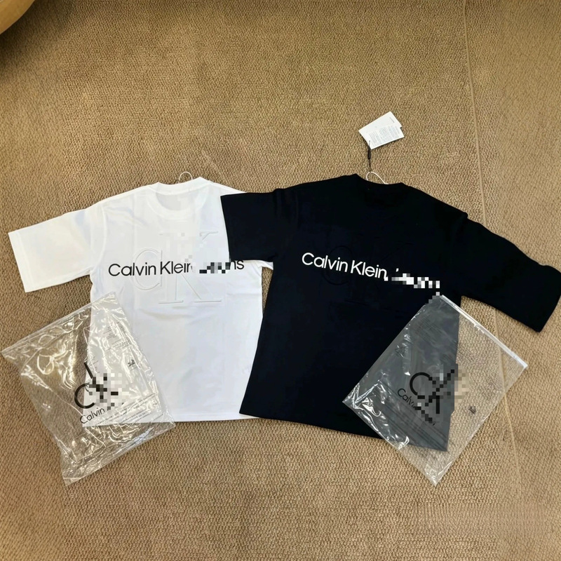 C Brand Original Pure Cotton 260g Loose Fit Unisex Embroidered Short-Sleeve Embossed Slim-Fit Round Neck Letter Casual Couple Style C Brand Original Pure Cotton 260g Loose Fit Unisex Embroidered Short-Sleeve Embossed Slim-Fit Round Neck Letter Casual Couple Style