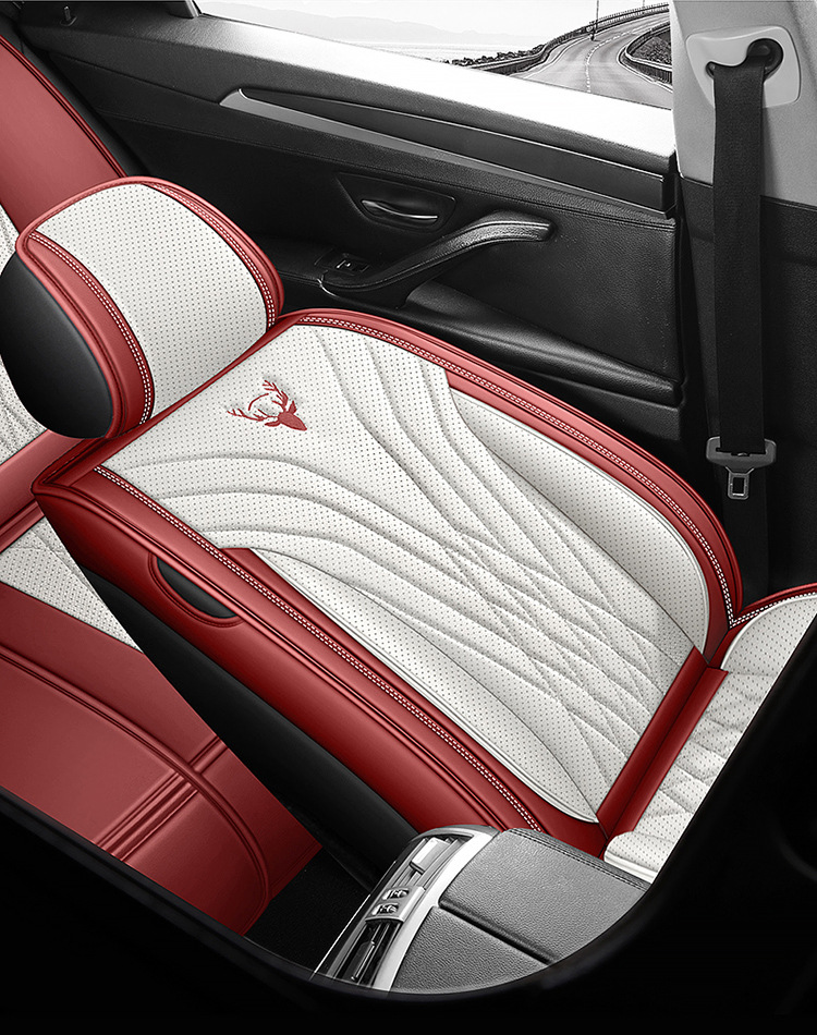 Wholesale Autumn Full-Coverage Car Seat Covers High-End Perforated Leather Car Seat Covers Four-Season Cushions